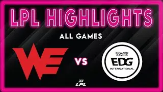 WE vs EDG Highlights ALL GAMES | LPL 2026 Split 1 | Team WE vs EDward Gaming by Onivia