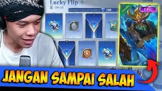 Trik Mendapatkan Skin Epic Atlas Murah !!! Event Lucky Flip Mobile Legends