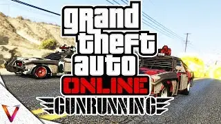 GTA 5 V Gunrunning NEW DLC Gameplay | All DLC Missions & Stunt Races (parkour)