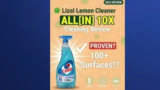 Обзор чистящего средства Lizol Lemon Cleaner ALL[IN] 10X