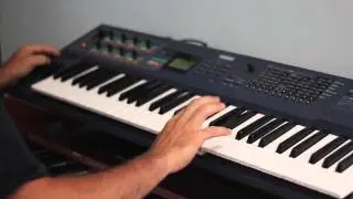 Mark Basile (DGM) playing a solo on World Of Fear (Vindictiv)