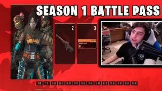 Shroud Reacts To Apex Legends Season 1 Battle Pass & Leaked Legends
