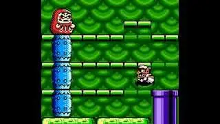 Wario Land 3 - 06 - W2 The Volcano's Base - Gray Chest