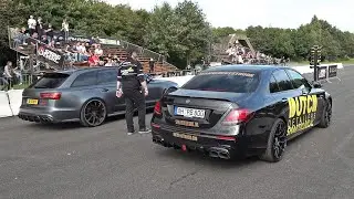 BRABUS 800 E63S AMG 4Matic+ vs 750HP ABT Audi RS6+ with iPE Exhaust!