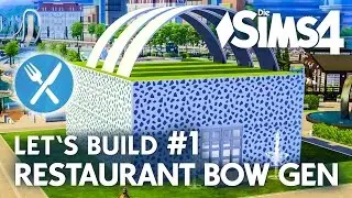 Die Sims 4 Let's Build Restaurant Bow Gen | Bauen #1 (deutsch)