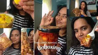 💥Tamilnadu special snacks&things unboxing✅ #YouTube #youtubevedio #snacks 