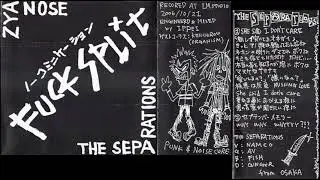 ZYANOSE / THE SEPARATIONS Split CDR (Self-released, 2006) | noisecore crusher crust punk