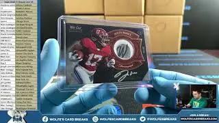 2023 Wolfe's Card Breaks Football SB57 Repack Case Break #4