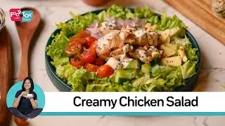 Healthy Creamy Chicken Salad Recipe | Creamy Chicken Salad Without Mayo | Greek Yoghurt Dressing