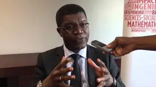 Thierry Zomahoun, pr&eacute;sident de l&rsquo;AIMS, pr&eacute;sente le Next Einstein Forum