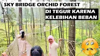 sky bridge orchid forest cikole lembang bandung, yang takut ketinggian jangan coba-coba