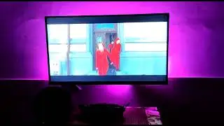 LED Strip on LED TV | RTS Store #shorts