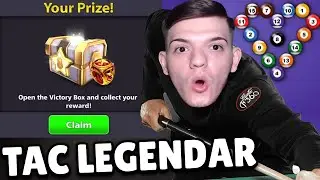 BOX OPENING cu PRIMUL MEU TAC LEGENDAR! 8 Ball Pool
