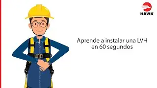 Aprende a instalar una l&iacute;nea de vida horizontal temporal en 60 segundos.