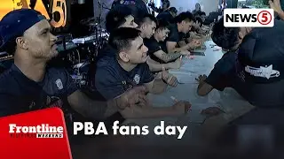 PBA players, nakisaya sa PBA fans day sa Smart Araneta Coliseum | Frontline Weekend