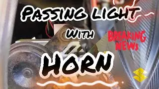 HORN WITH PASSING LIGHT INSTALLED ON RAIDER 150/KAHIT ANUNG MOTOR PWEDE/TUTORIAL