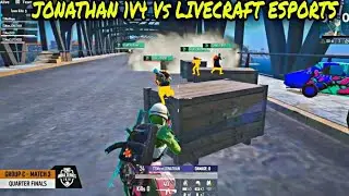 Jonathan 1v4 Clutch Vs Livecraft Esports In PMIS QuarterFinals 2020