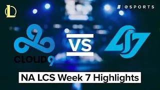 HIGHLIGHTS: Cloud9 vs. Counter Logic Gaming (2017 NA LCS Spring)