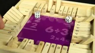 Ideal 4-Way Countdown Math Board game #0C241