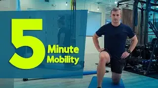 5 Minute Lower Body Mobility Routine | Follow Along Video | shoulder mobility| physical therapy |
