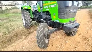Indo Farm 3048Di 4wd 50Hp with ROPS Ground Clearance testing #trending #indofarm #tractor #4wd #demo