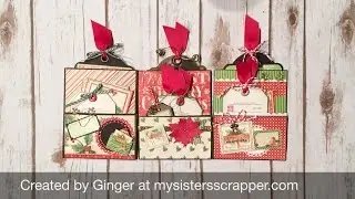 Graphic 45 Twas the Night Before Christmas Altered Paper Bags