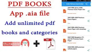 (2021) PDF app aia file Kodular . Unlimited pdf and categories