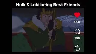 hulk & Loki are just being best friends  #marvelavengers #tvshow #ytp #funny #subscribe #memes