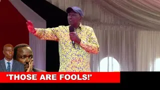 RUTO TO UKAMBANI PEOPLE: Gachagua and Kalonzo are fools!
