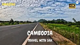 Episode4 Tours Driver I Rode my motorcycle to Kampot Province Cambodia 4K