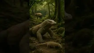 Evolution of Komodo dragon #history#evolution #ancient
