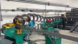 Continuous Spiral Flight Blade Forming Machine Cold Rolling Mill Line