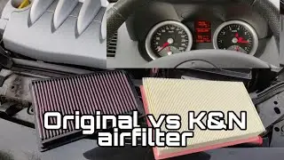 Renault M&eacute;gane 2 - Original VS SPORT K&N Air filter 