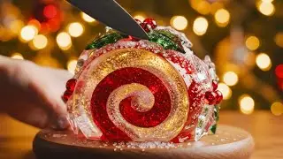 ★*.ASMR.*★| 🍰Crystal Christmas Cake roll Ai🍰✨ ความหวานที่ใสเหมือนอัญมณี