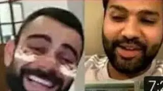 Rohit Sharma Live Instagram chat with David Warner