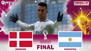 ФИФА 22 / Дания - Аргентина / Финал Чемпионата Мира 2022