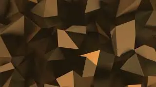 Abstract Geometric Background Video, Gold Motion Background | VFX FOOTAGE