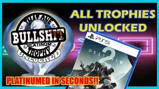 PLATINUM TROPHY UNLOCKED! Destiny 2 on PS5 - All Trophies unlocked in just 3 MINUTES!