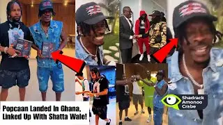 Popcaan встретился с Shatta Wale в Гане, Shatta подарил ему телефон 