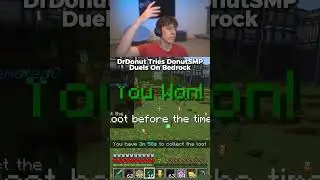 DrDonut пробует DonutSMP в дуэлях на Bedrock @DrDonut #drdonut #donutsmp #minecraft #gaming #funn...