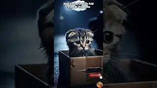 Anak Kucing Scottish Fold Terlantar #kucinglucu #catlovers #shortcat #cutekitten #kucingscottishfold