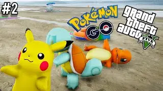 GTA 5 On PC: Pokemon Go Mod Gameplay #2 - ASH IS A TENNIS GOD & STUNT JUMPING!!