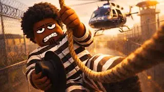 Escaping PRISON and becoming the most WANTED in ROBLOX