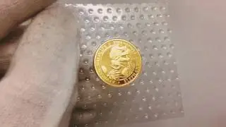 2017  1/10 oz Somalian Gold African Elephant BU 100 Shillings (Sealed)