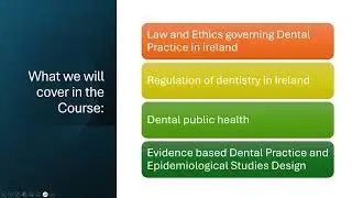 Orientation for the Part 1 Exam of the Irish Dental Council