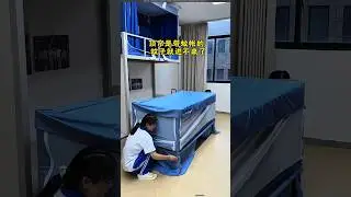Unique Hostel Bed Setup of Chinese Students 😱😱 #shorts