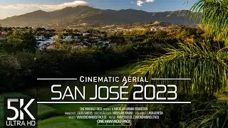 【5K】🇨🇷 San Jose from Above 🔥 Capital of COSTA RICA 2023 🔥 Cinematic Wolf Aerial&trade; Drone Film