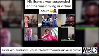 Driving while suspended AND in traffic court via Zoom
