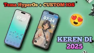 Tema HyperOS + Custom iOS 😍 Tampilan Keren & Aesthetic di 2025!