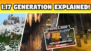 1.17 CAVE & MOUNTAIN GENERATION EXPLAINED! Minecraft Caves & Cliffs Update (Mojang Breakdown)